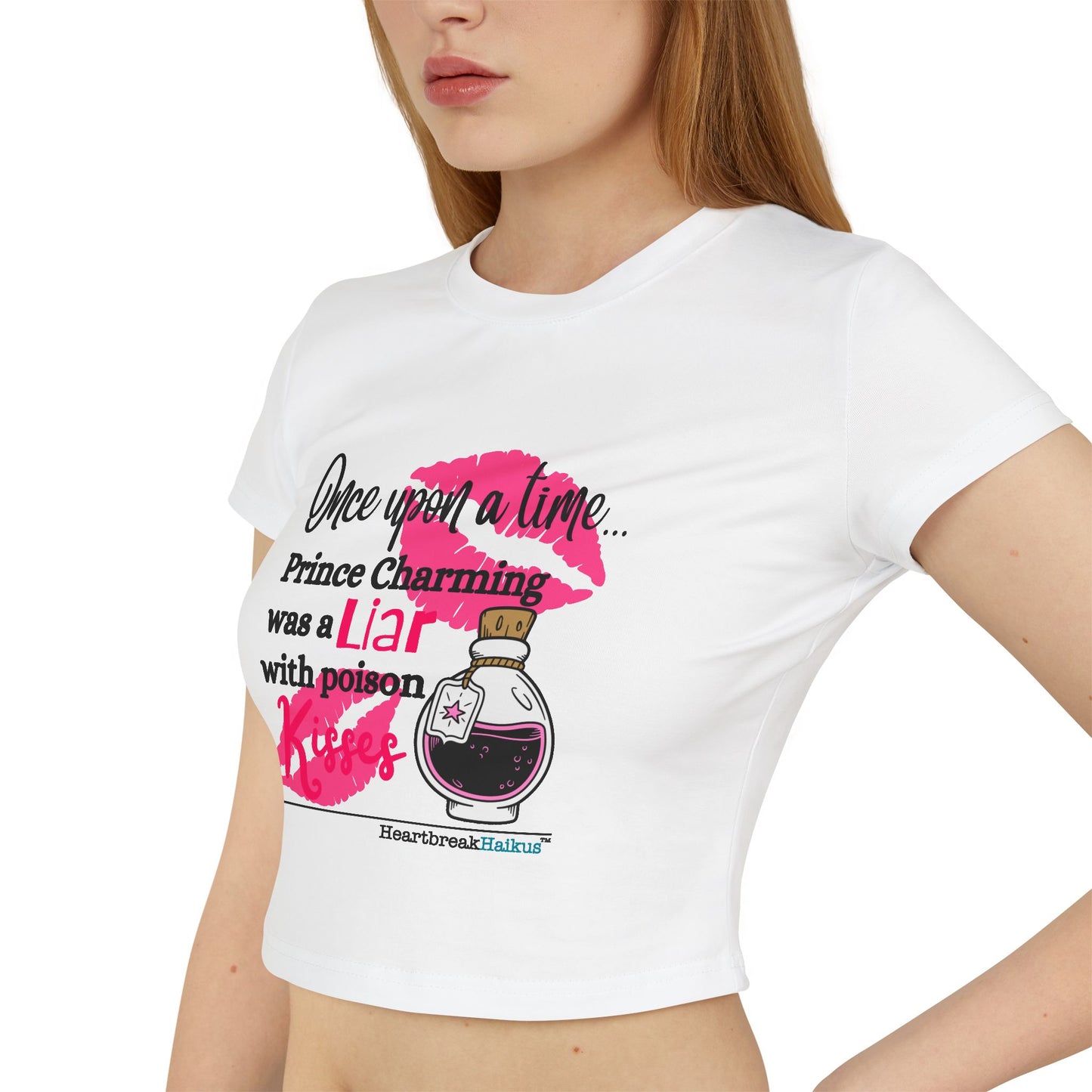 Prince Charming's Poison Kisses Haiku - Women's Baby Tee