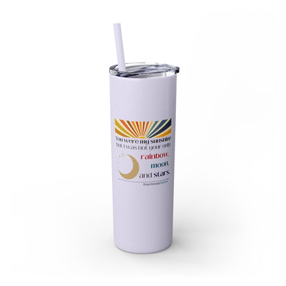 You Were My Sunshine Haiku - Skinny Venti Tumbler with Eco-Friendly, Reusable, Matching Straw, 20oz