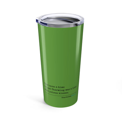 Prince Charming's Poison Kisses Haiku - Hot and Cold Tumbler (20oz) in Wicked Green