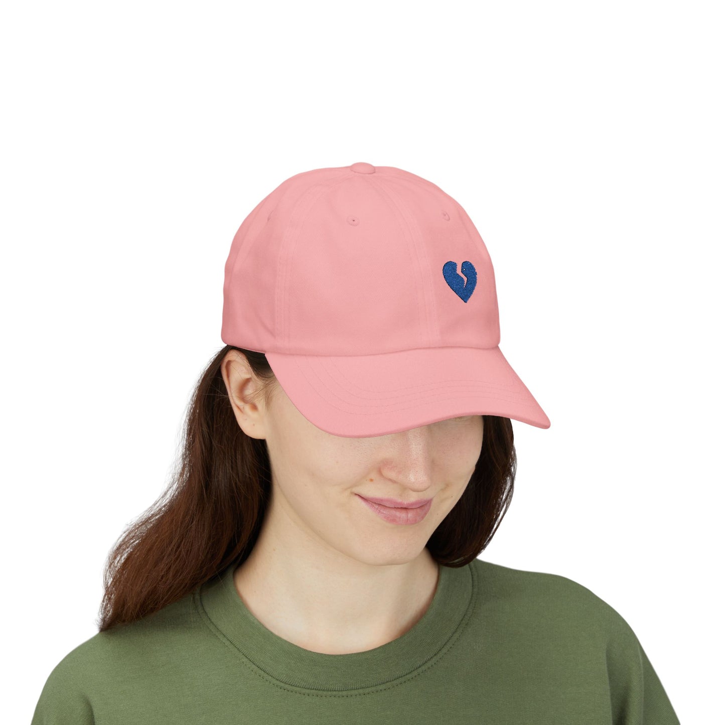 Solo Broken Heart (in Teal) - Classic Adjustable Cap (Only Hearts Collection)