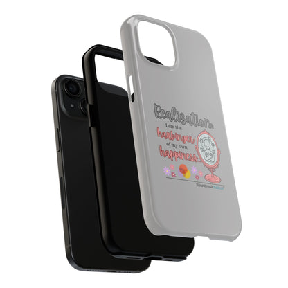 Harbinger of Happiness Tough Phone Cases (light grey)