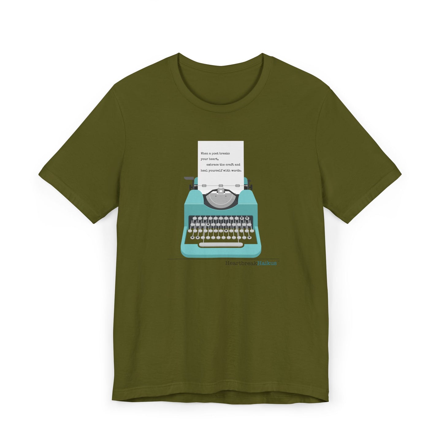 Heal Yourself with Words Haiku - Lightweight Jersey T-Shirt