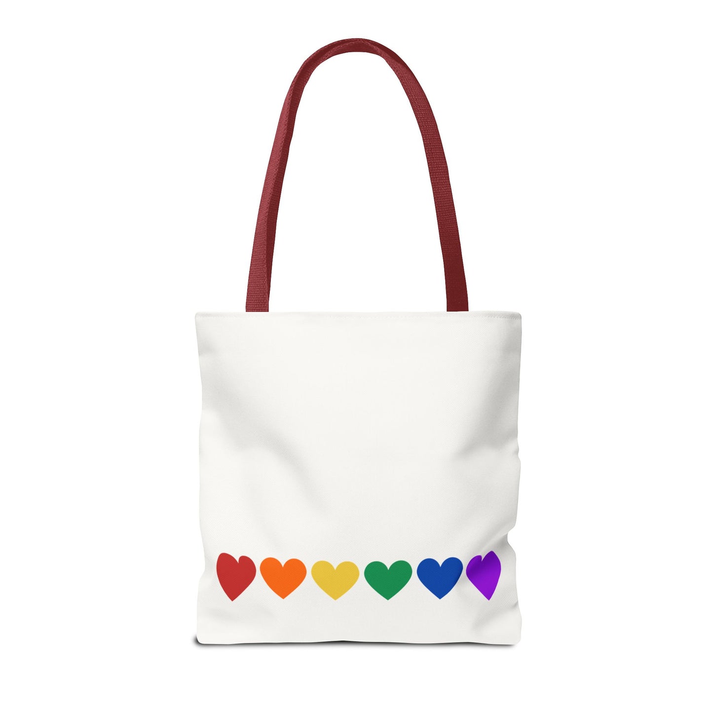 Rainbow Hearts Tote Bag (Single Row) - Only Hearts Collection