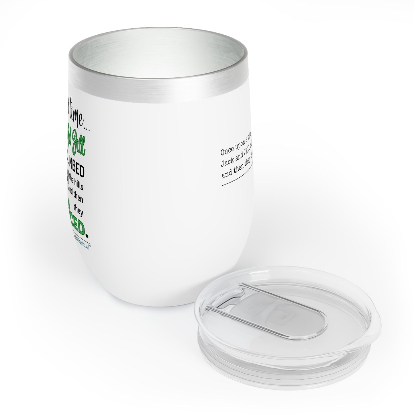 Jack and Jill divorced - Chill Wine Tumbler (Dual-design printing)
