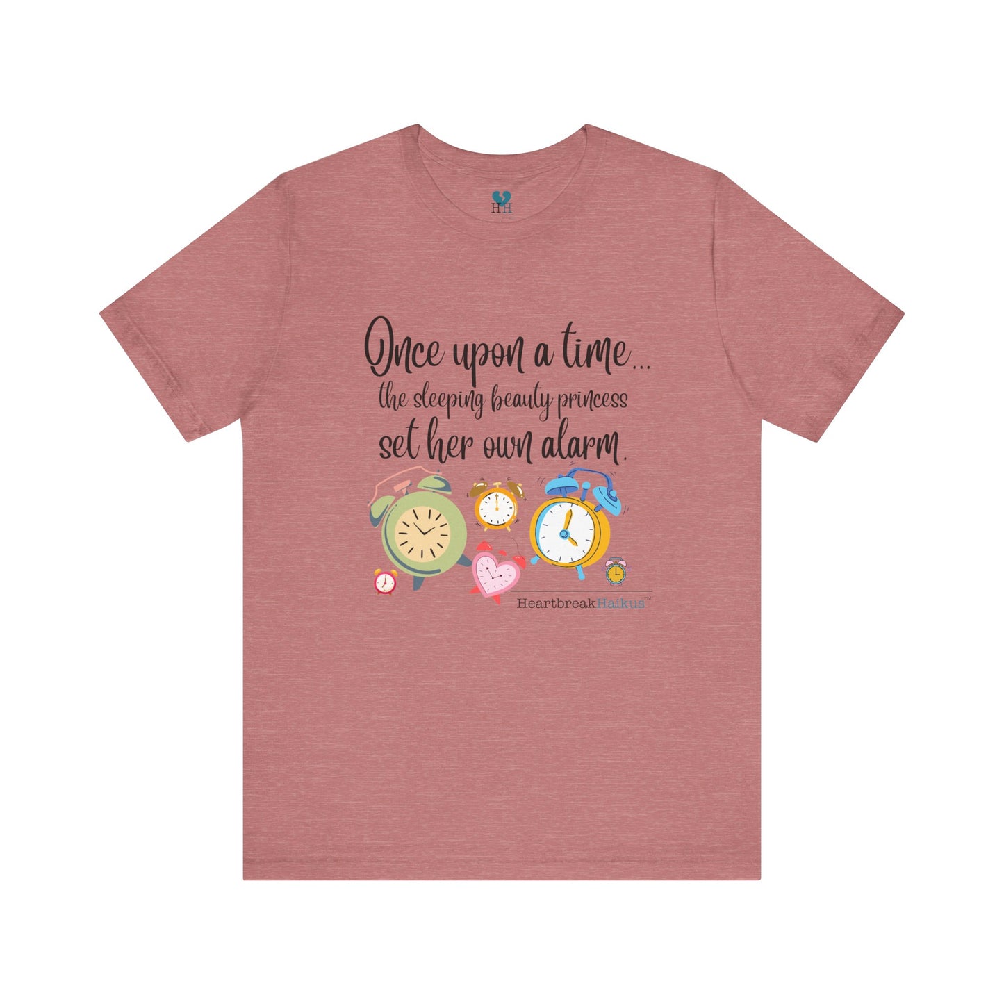 Sleeping Beauty's Alarm Haiku - Short Sleeve T-Shirt