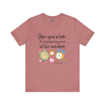 Sleeping Beauty's Alarm Haiku - Short Sleeve T-Shirt