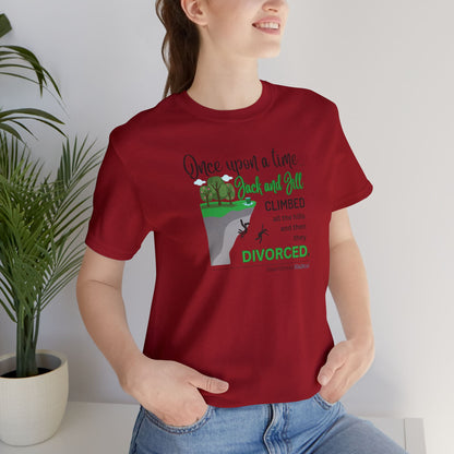 Jack and Jill Divorced Haiku - Lightweight Jersey T-Shirt