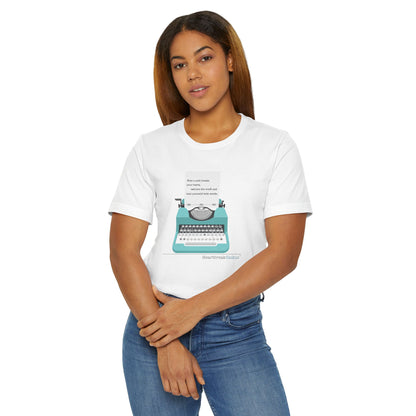 Heal Yourself with Words Haiku - Lightweight Jersey T-Shirt