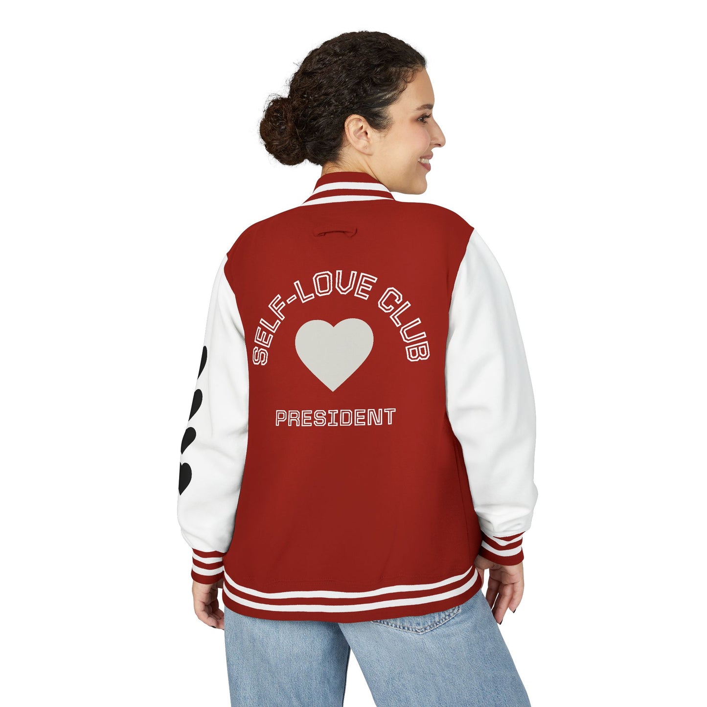 Self-Love Club President - Letterman-Style Jacket