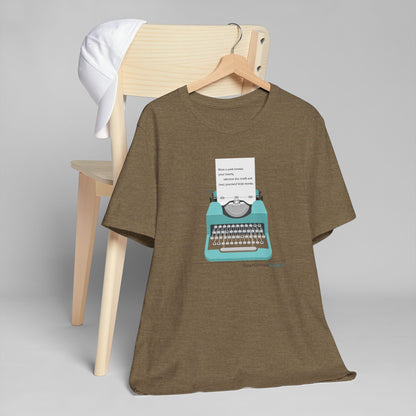 Heal Yourself with Words Haiku - Lightweight Jersey T-Shirt