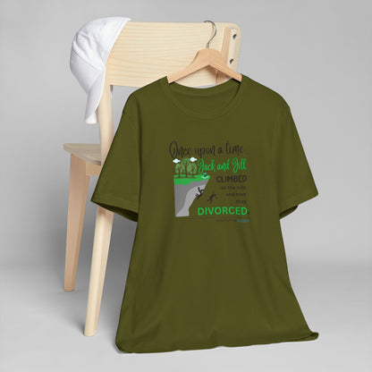 Jack and Jill Divorced Haiku - Lightweight Jersey T-Shirt