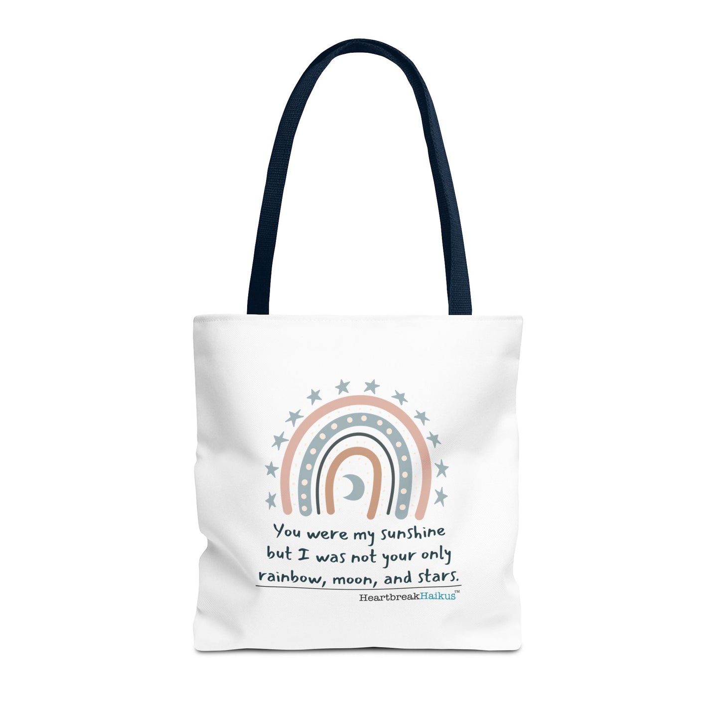 You Were My Sunshine Haiku - Tote Bag (Dual-sided print - Pastel Design)