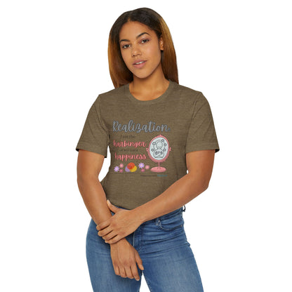 Harbinger of Happiness Haiku - Lightweight Jersey T-Shirt