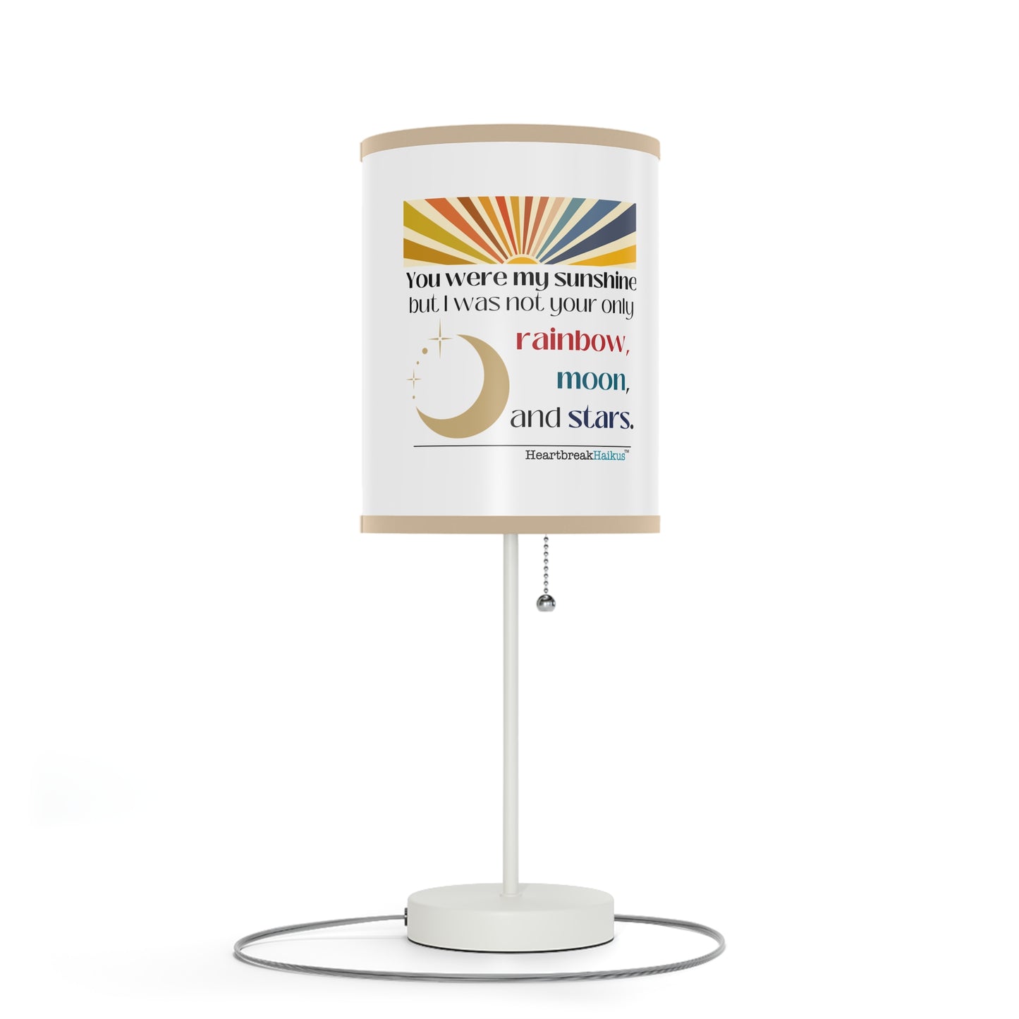 You Were My Sunshine Haiku - Modern Table Lamp