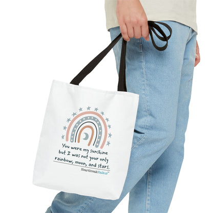 You Were My Sunshine Haiku - Tote Bag (Dual-sided print - Pastel Design)