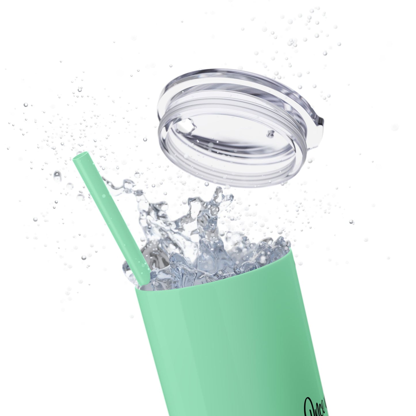 Prince Charming's Poison Kisses - Skinny Venti Tumbler with Eco-Friendly, Reusable, Matching Straw, 20oz