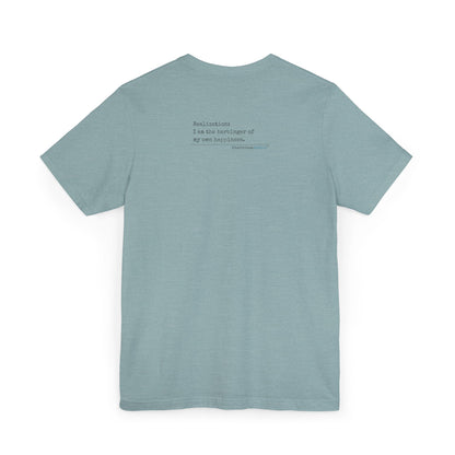 Harbinger of Happiness Haiku - Lightweight Jersey T-Shirt