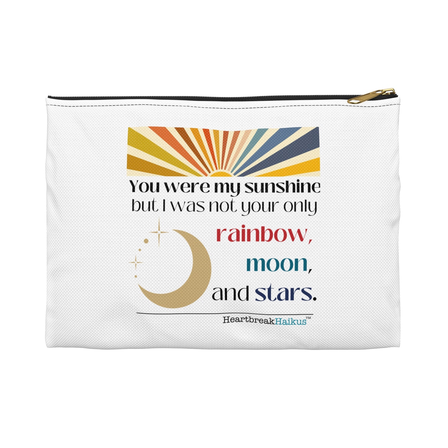 You Were My Sunshine. Accessory Pouch
