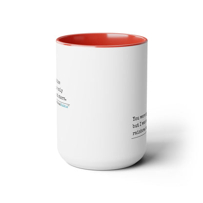 You Were My Sunshine Haiku - Text-Only, Two-Tone, Coffee Mug, 15oz - Dual-Sided Printing