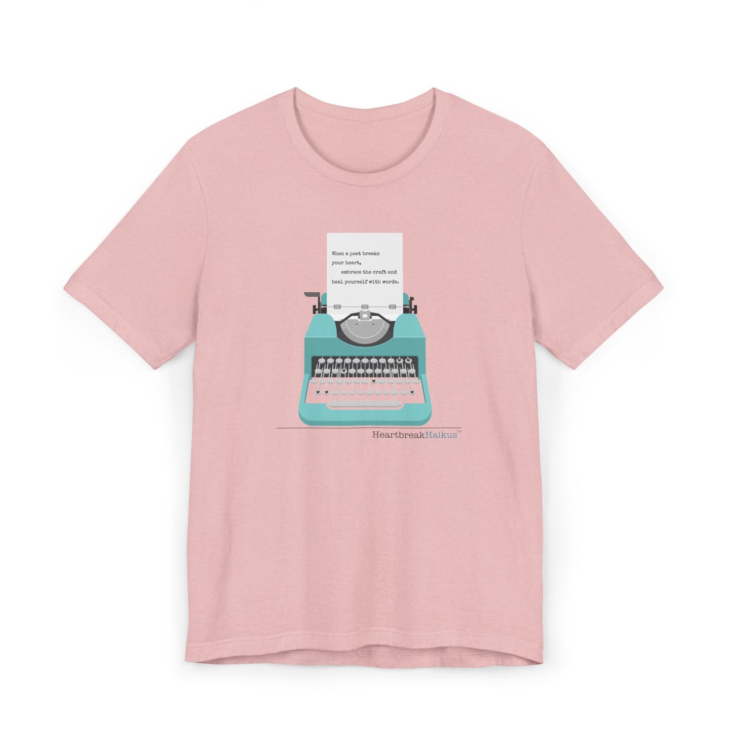 Heal Yourself with Words Haiku - Lightweight Jersey T-Shirt