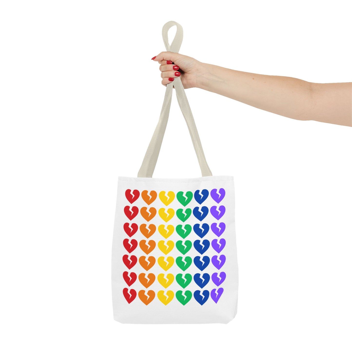 It's Not You/Me Haiku - Tote Bag (Rainbow Heartbreak Collection - Only Hearts Design)