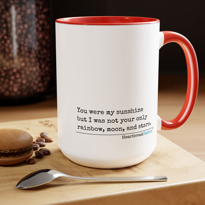 You Were My Sunshine Haiku - Two-Tone, Coffee Mug, 15oz - Dual-Sided Printing