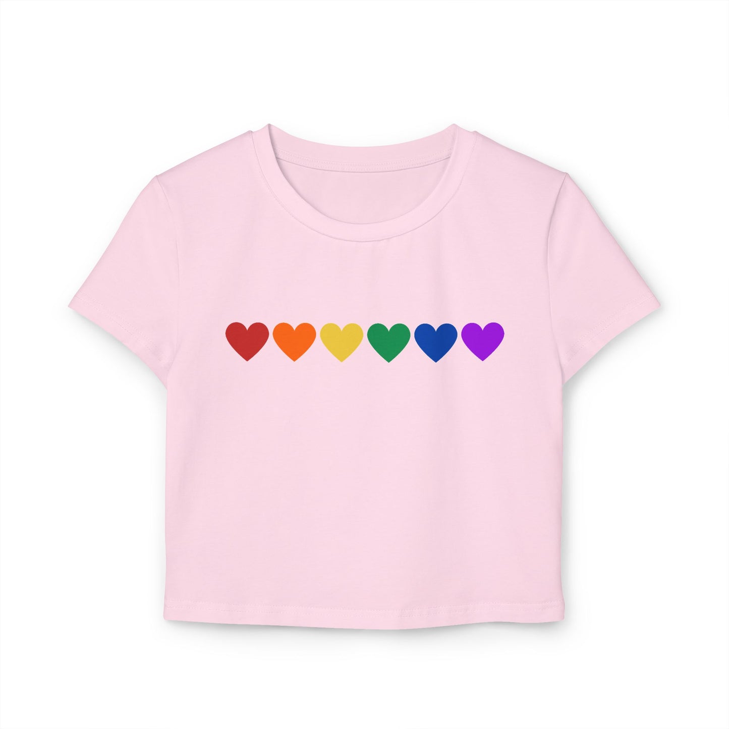 Rainbow Hearts - Baby Tee (Rainbow Hearts Collection)