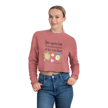 Sleeping Beauty's Alarm - Women's Cropped Sweatshirt