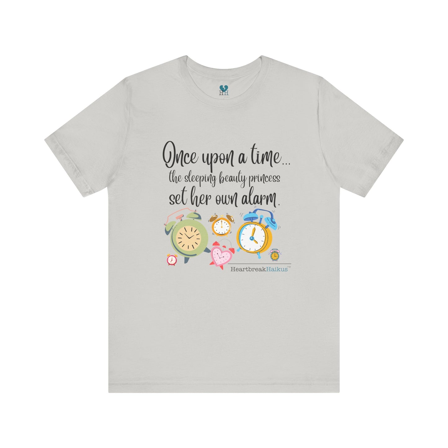 Sleeping Beauty's Alarm Haiku - Short Sleeve T-Shirt