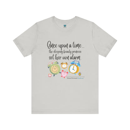 Sleeping Beauty's Alarm Haiku - Short Sleeve T-Shirt