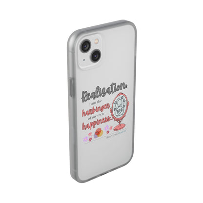 Harbinger of Happiness Haiku - Semi-Transparent Flexible iPhone Case
