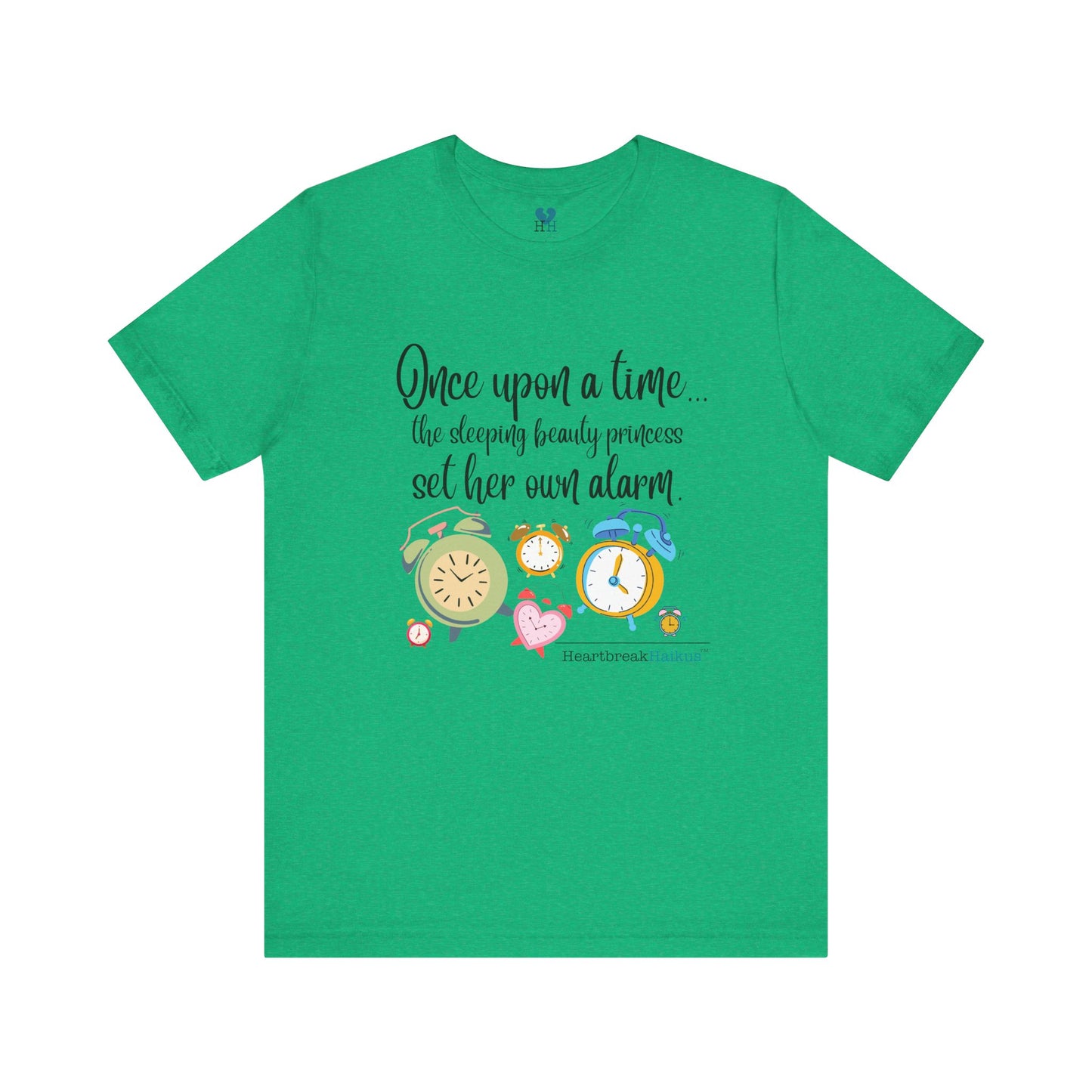 Sleeping Beauty's Alarm Haiku - Short Sleeve T-Shirt