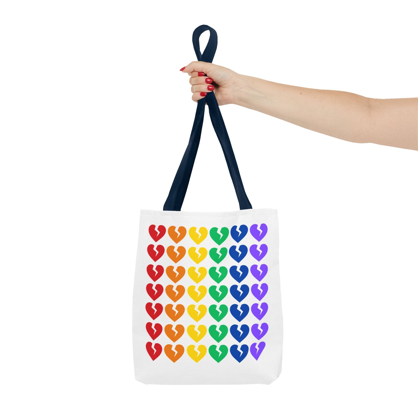 It's Not You/Me Haiku - Tote Bag (Rainbow Heartbreak Collection - Only Hearts Design)