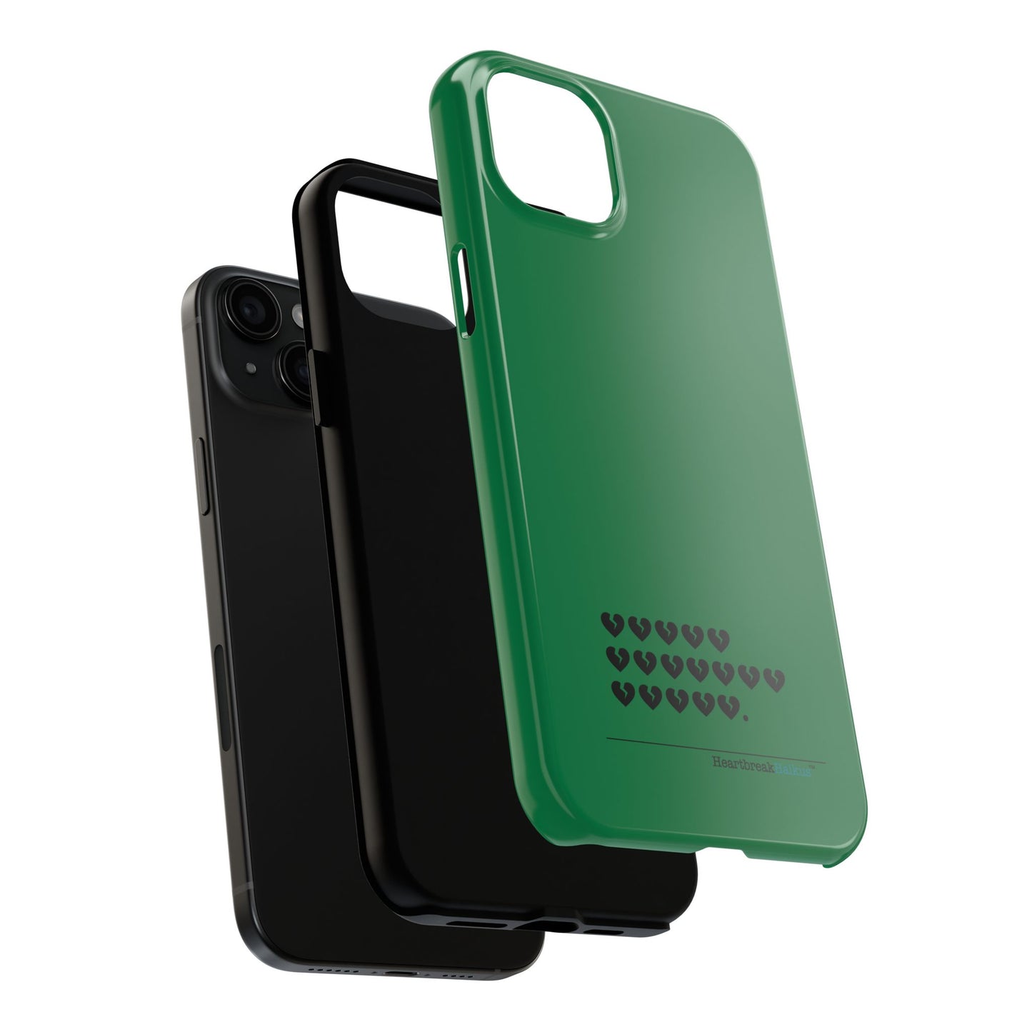 Hieroglyph Heartbreak Haiku Tough Phone Cases (evergreen)