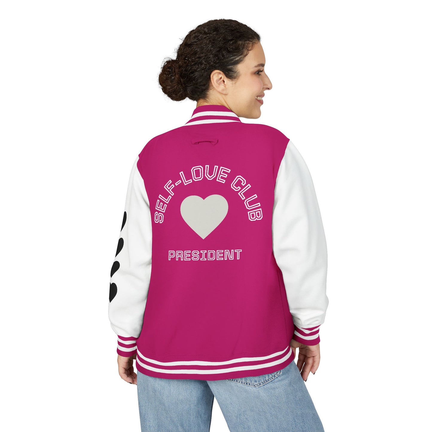 Self-Love Club President - Letterman-Style Jacket