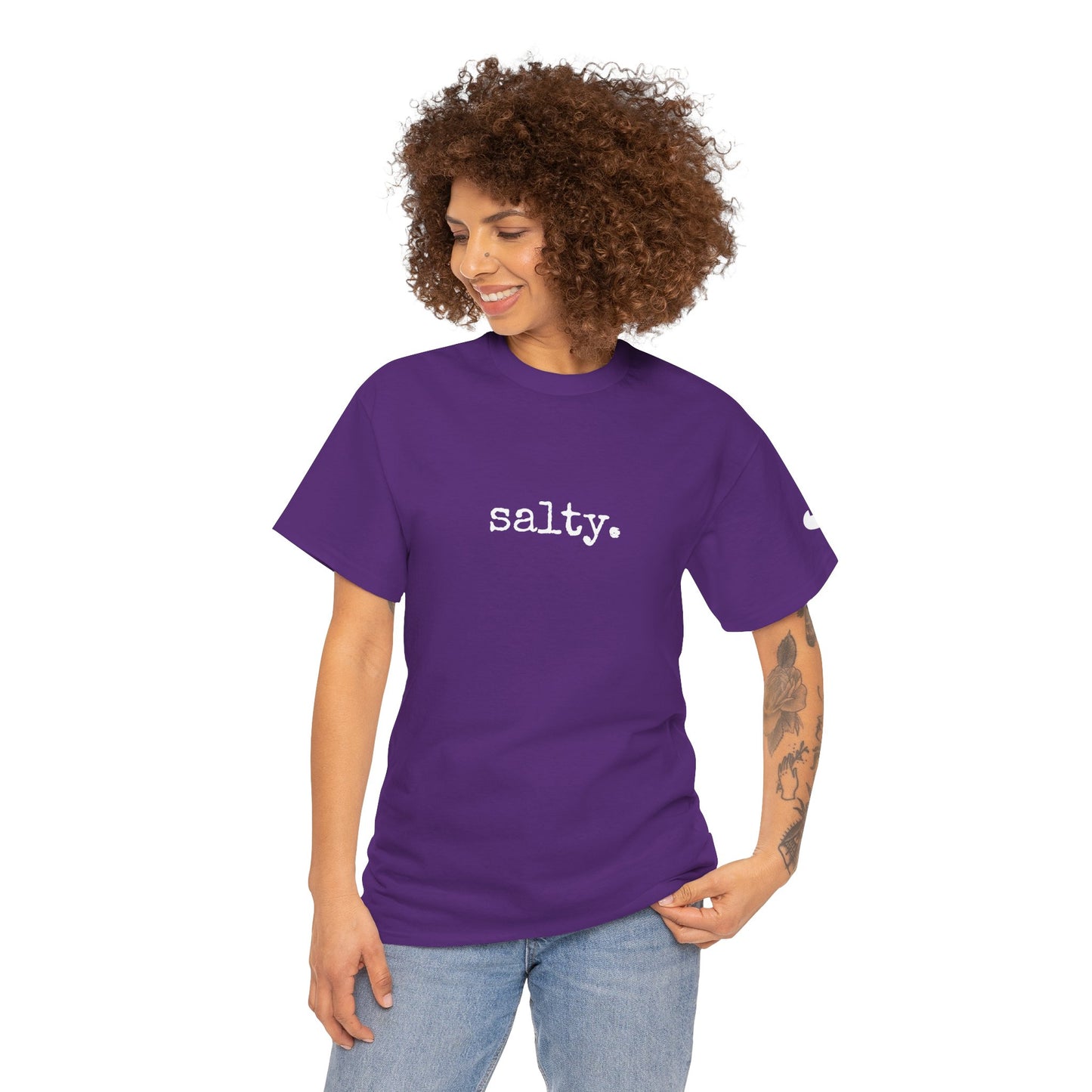 Salty. Graphic Tee — Minimalist T-Shirt (The One Word Collection)