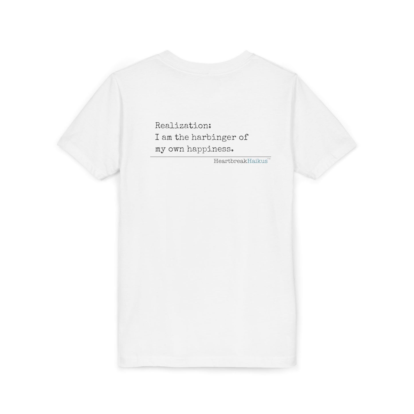 Harbinger of Happiness Haiku - Youth Medium-Weight Happiness Tee