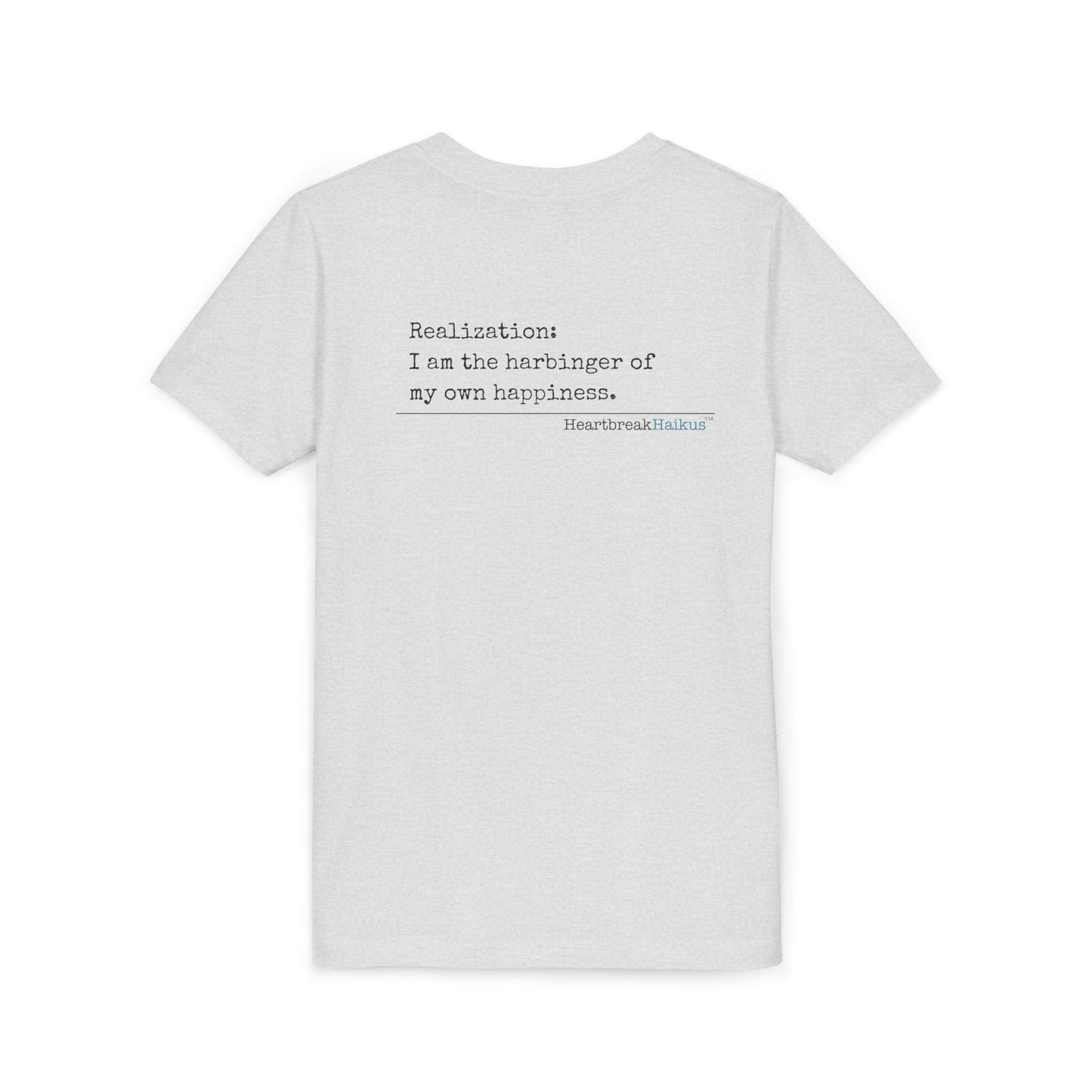 Harbinger of Happiness Haiku - Youth Medium-Weight Happiness Tee