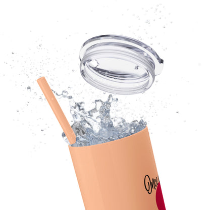 The Fairy Tale Died Haiku - Skinny Venti Tumbler with Eco-Friendly, Reusable, Matching Straw, 20oz