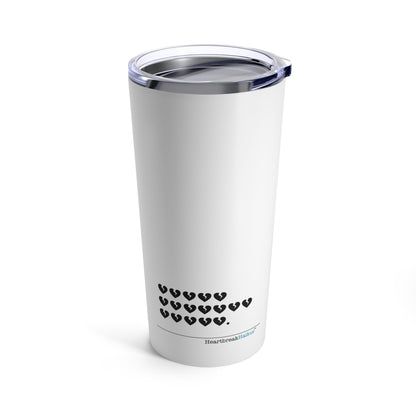 "Hieroglyph Heartbreak Haiku" Hot and Cold Tumbler (20oz)