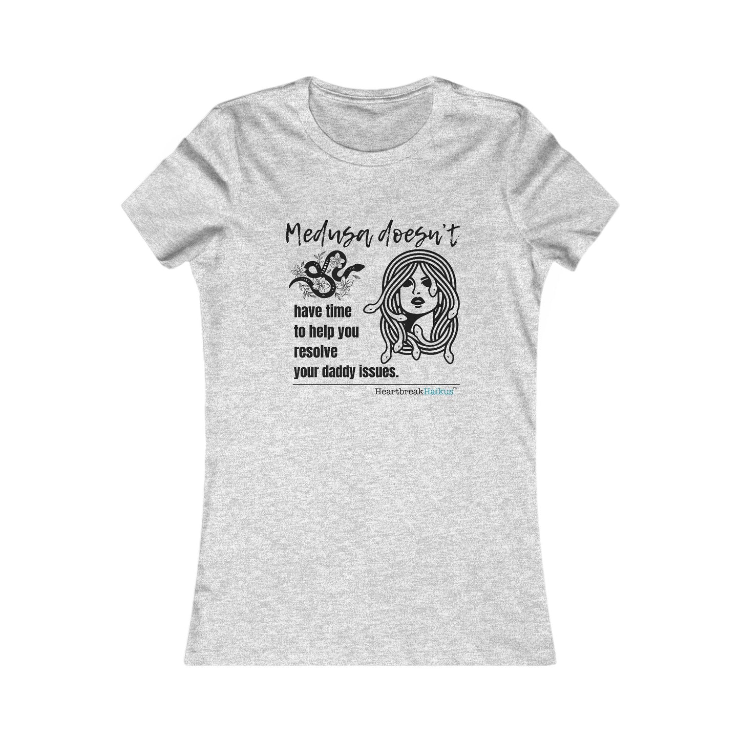Medusa and Your Daddy Haiku - Slim-Fit T-Shirt