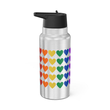 Rainbow Hearts - Gator Tumbler 32oz