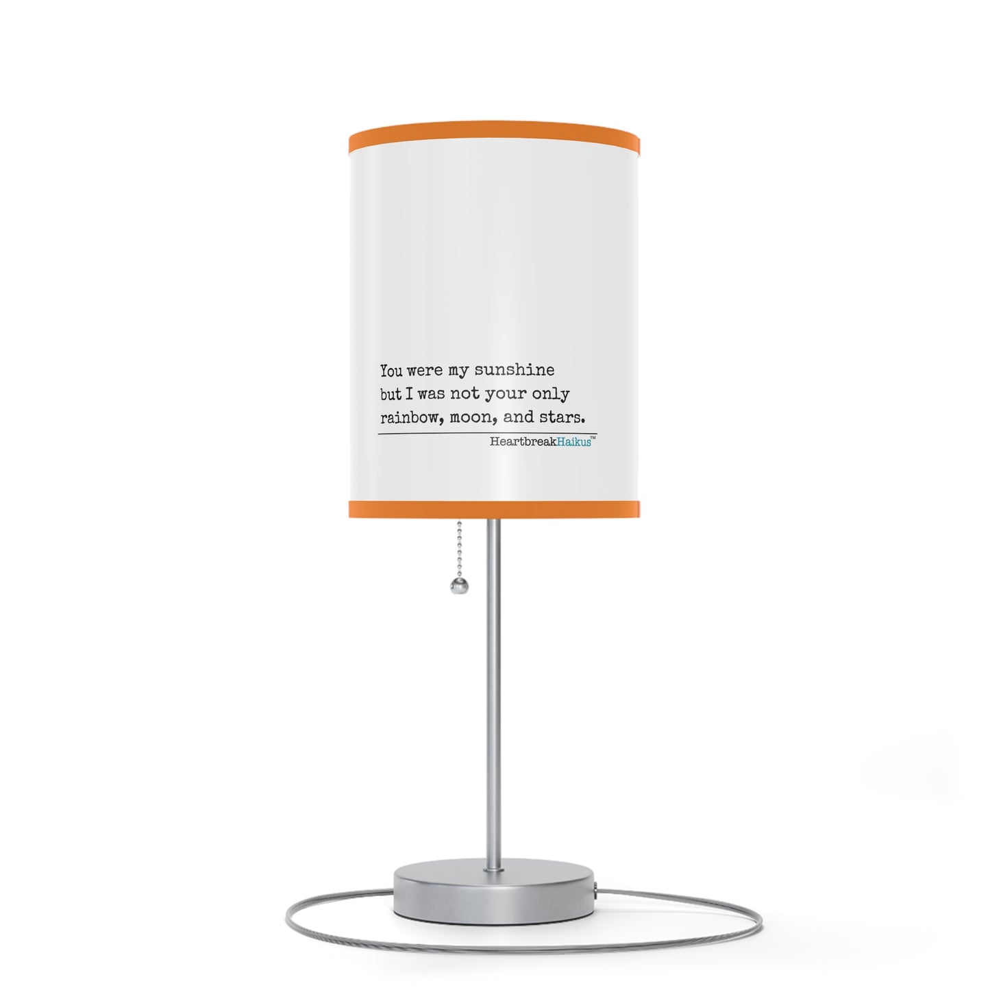 You Were My Sunshine Haiku - Modern Table Lamp