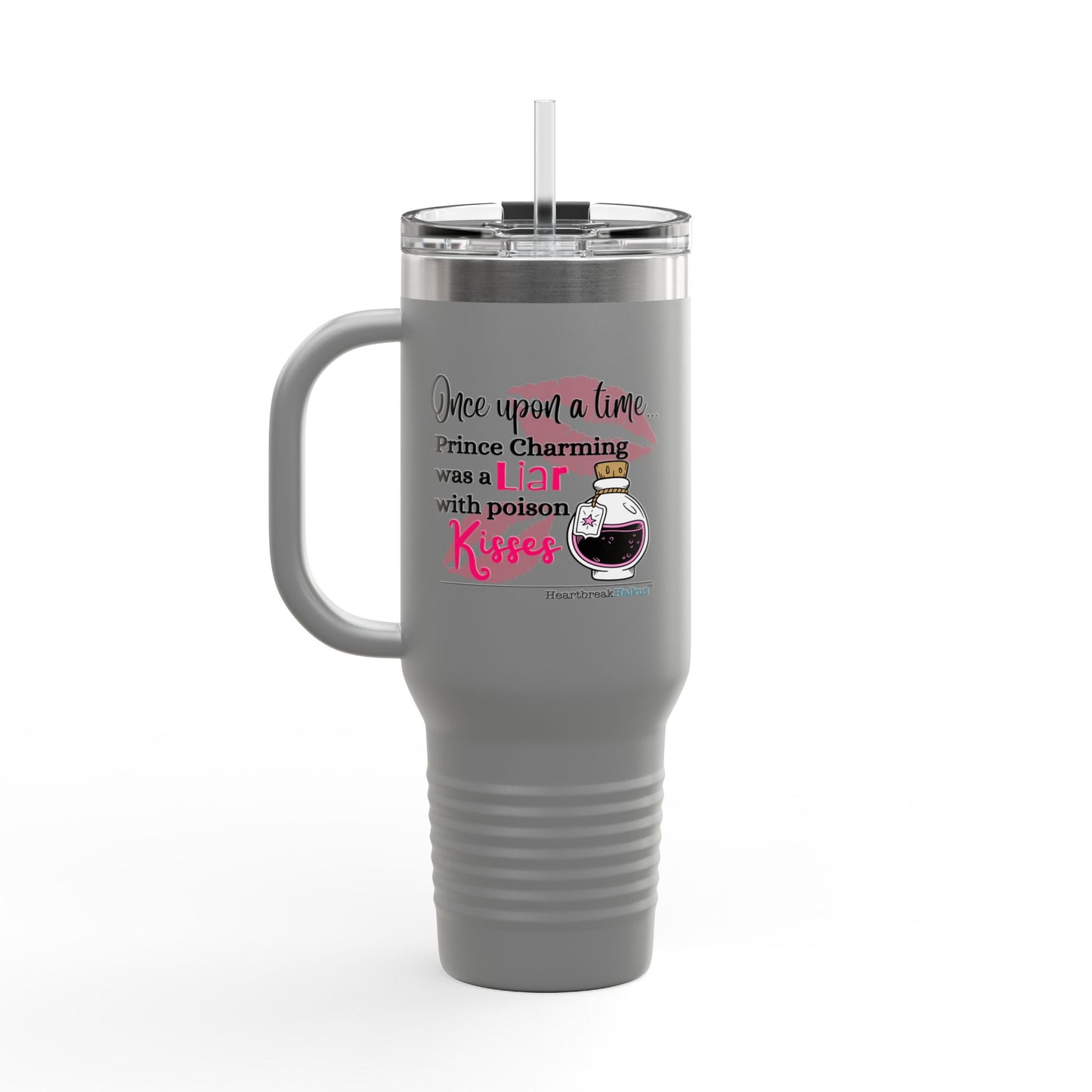 Prince Charming's Poison Kisses - Insulated Travel Mug, 40oz