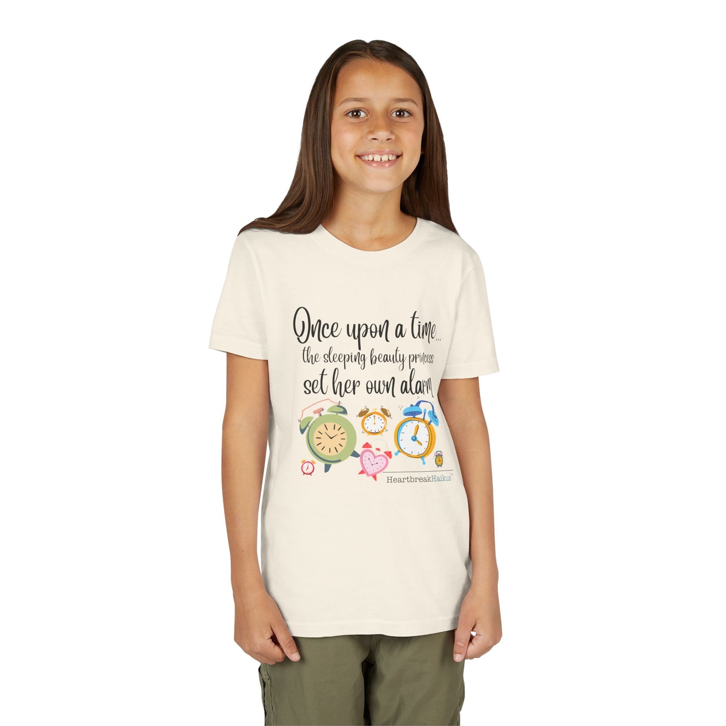 Sleeping Beauty's Alarm Haiku - Youth Short Sleeve Tee