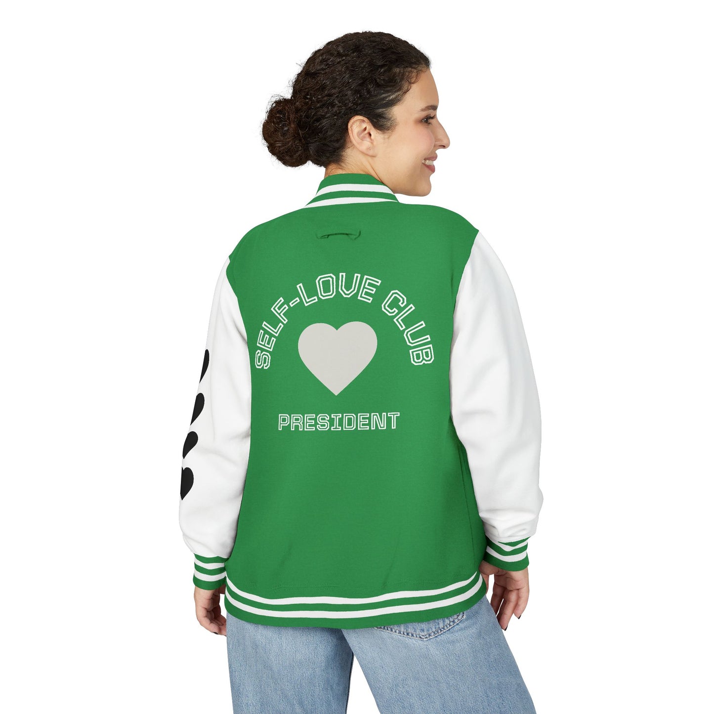 Self-Love Club President - Letterman-Style Jacket