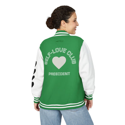 Self-Love Club President - Letterman-Style Jacket