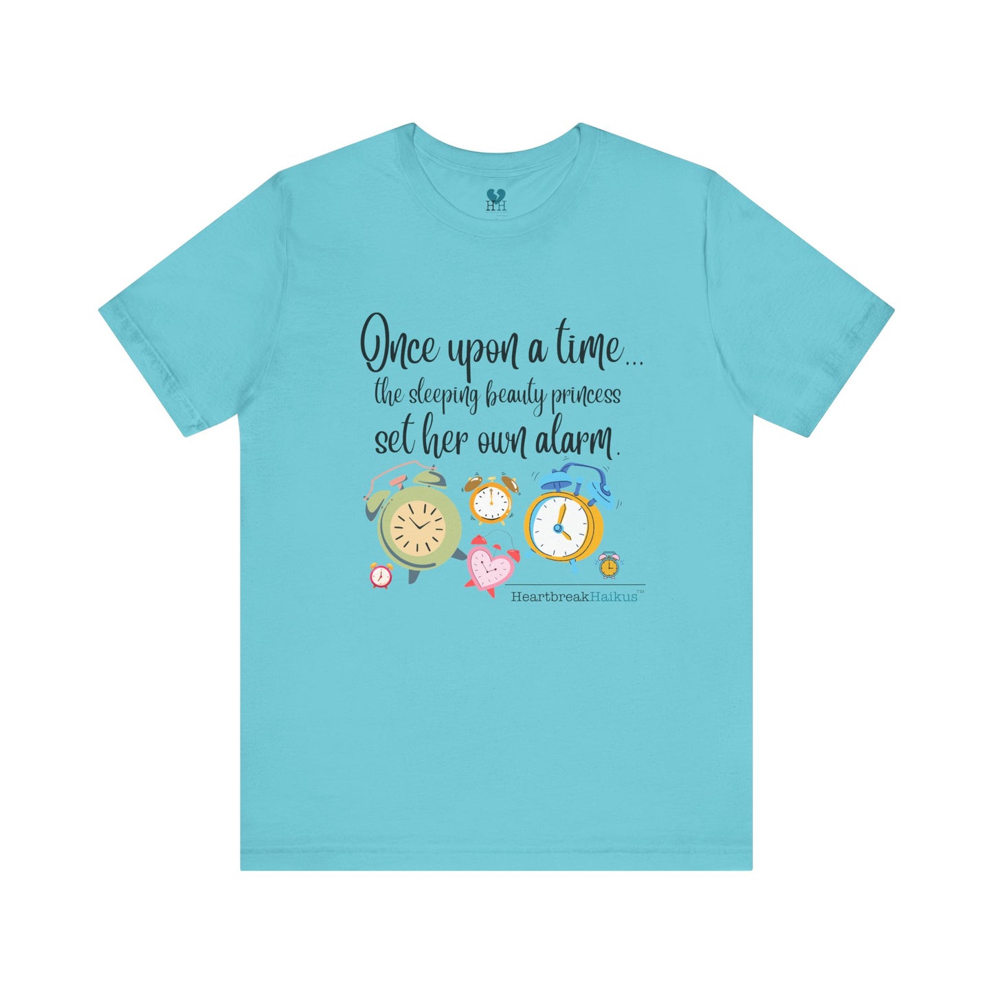 Sleeping Beauty's Alarm Haiku - Short Sleeve T-Shirt