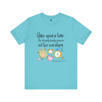 Sleeping Beauty's Alarm Haiku - Short Sleeve T-Shirt