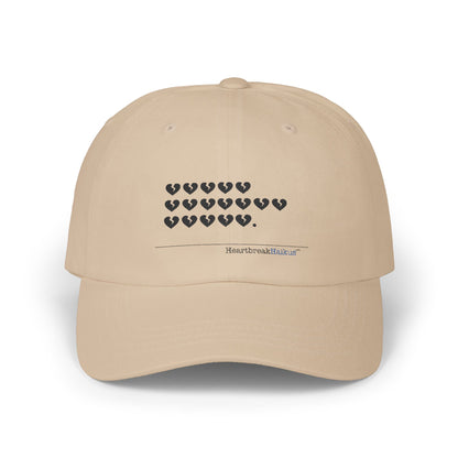 Hieroglyph Heartbreak Haiku - Classic Adjustable Cap (Only Hearts Collection)